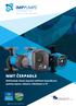 NMT ČERPADLE. Elektronicky řízená úsporná oběhová čerpadla pro systémy topení, chlazení, klimatizaci a TV. ErP Ready NewMotorTechnolgy