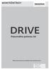 MONTÁŽNÍ ŘEZY DRIVE. Posuvného pohonu SA. DRIVE axxent HSA smart, MHS400 smart, MSA400 smart. Window systems Door systems Comfort systems