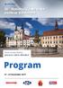 26. DTZ th National Conference on Heat Treatment. Hotel Gustav Mahler JIHLAVA, CZECH REPUBLIC. Program