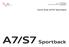 Ceník Audi A7/S7 Sportback. A7/S7 Sportback