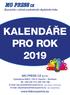 KALENDÁŘE PRO ROK 2019