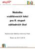 Nabídka vzdělávacích lekcí pro II. stupeň základních škol