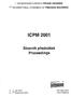 ICPM Proceedings. Sborník prednášek 1ST INTERNATIONAL CONGRESS OF PRECISION MACHINING. 7th. September 2001 Czech Republic