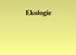 Ekologie. organismus. abiotické prostředí. vztahy a procesy. organismus. Faktory - klimatické - edafické - hydrické