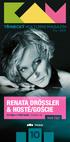 Říjen RENATA DRÖSSLER & HOSTÉ/GOŚCIE 23. října v hodin / Divadelní sál. Náš tip!
