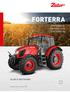 FORTERRA FORTERRA CL FORTERRA HSX FORTERRA HD SILÁK K NEUTAHÁNÍ. Traktor je Zetor. Od roku 1946.