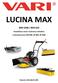 LUCINA MAX BDR-620B / BDR-620. Víceúčelový nosič s bubnovou sekačkou a příslušenstvím (VM-580, SP-800, PK-950) Seznam náhradních dílů