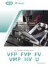 CNC vertikální obráběcí centra VFP FVP FV VMP HV U