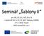 Seminář Šablony II. pro MŠ, ZŠ, ZUŠ, SVČ, ŠD a ŠK k výzvě OP VVV č. 02_18_063 - Šablony II (MRR) , Proseč MAS Litomyšlsko o.p.s.