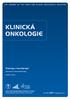 KLINICKÁ ONKOLOGIE. Pokroky v imunoterapii. Advances in Immunotherapy THE JOURNAL OF THE CZECH AND SLOVAK ONCOLOGICAL SOCIETIES.