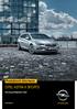 Produktové informace OPEL ASTRA K SPORTS. Katalog příslušenství Opel.