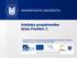 Schůzka projektového týmu Postdoc I. Zaměstnáním čerstvých absolventů doktorského studia k vědecké excelenci, reg. č. CZ.1.07/2.3.00/30.