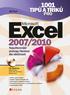 Jiří Číhař tipů a triků pro Microsoft Excel 2007/2010