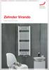 Designové radiátory Komfortní větrání Stropní systémy pro vytápění a chlazení Zařízení pro čištění vzduchu Zehnder Virando