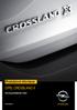 Produktové informace OPEL CROSSLAND X. Katalog příslušenství Opel.