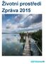 Životní prostředí Zpráva 2015