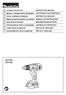 DDF446 DDF456. GB Cordless Driver Drill INSTRUCTION MANUAL. PL Akum. wiertarko-wkr tarka INSTRUKCJA OBS UGI. DE Akku-Bohrschrauber BEDIENUNGSANLEITUNG