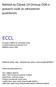 ECCL European Coalition for Community Living Evropská koalice pro komunitní život Náhledová zpráva 2009