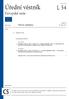 Úřední věstník L 54. Evropské unie. Právní předpisy. Nelegislativní akty. Svazek února České vydání. Obsah MEZINÁRODNÍ DOHODY