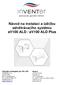 Návod na instalaci a údržbu odvětrávacího systému av100 ALD / av100 ALD Plus