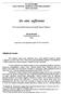 E-LOGOS/2004 ELECTRONIC JOURNAL FOR PHILOSOPHY ISSN De ente sufficiente