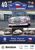 ZVLÁŠTNÍ USTANOVENÍ RALLY BOHEMIA Legend