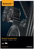 Řemeny a komponenty Technika Znalosti Tipy. Power Transmission Group Automotive Aftermarket