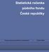STATISTICKÁ ROČENKA PŮDNÍHO FONDU ČESKÉ REPUBLIKY