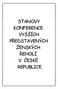 STANOVY KONFERENCE VYŠŠÍCH PŘEDSTAVENÝCH ŽENSKÝCH ŘEHOLÍ V ČESKÉ REPUBLICE