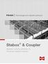 FRANK. Technologie pro stavební průmysl. Stabox & Coupler. Napojení výztuže přesahem & Šroubové napojení výztuže