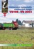 Univerzální rozmetadlo statkových hnojiv VS10E -VS 2003