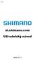 si.shimano.com Uživatelský návod