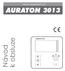 k obsluze AURATON 3013 Návod for software version F0F