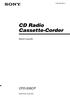 CD Radio Cassette-Corder