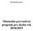 Základní škola Střelná, okres Vsetín. Minimální preventivní program pro školní rok 2018/2019