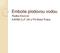 Embolie plodovou vodou. Radka Klozová KARIM 2.LF UK a FN Motol Praha