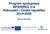 Program spolupráce INTERREG V-A Rakousko -Česká republika obecné informace