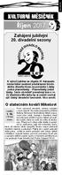 KULTURNÍ MESÍČNÍK Říjen 2017
