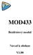 MOD433 Bezdrátový modul Návod k obsluze V1.00