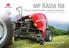 MF ŘADA RB. Lisy na kulaté balíky s pevnou komorou MF RB 1125F, MF RB 2125F a MF RB 2125FPR OD MASSEY FERGUSON