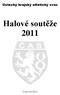 Ústecký krajský atletický svaz Halové soutěţe 2011