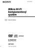 Mikro HI-FI komponentový systém