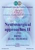 Neurosurgical approaches II