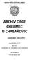 ARCHIV OBCE CHLUMEC U CHABAŘOVIC