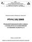 PT#V/10/2005 STANOVENÍ MIKROSKOPICKÉHO OBRAZU V KOUPALIŠTÍCH VE VOLNÉ PŘÍRODĚ A STANOVENÍ CHLOROFYLU-A PROGRAM ZKOUŠENÍ ZPŮSOBILOSTI LABORATOŘÍ