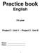 Practice book English