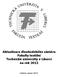 Aktualizace dlouhodobého záměru Fakulty textilní Technické univerzity v Liberci na rok 2013