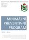 MINIMÁLNÍ PREVENTIVNÍ PROGRAM