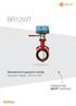 BR12WT. Standardní regulační ventily Uzavírací klapky, DN