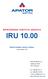 IRU INFRAČERVENÁ ODEČTOVÁ JEDNOTKA. Návod k instalaci, servisu a obsluze. Verze firmware: 10.0